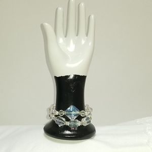 Clear bead bracelets